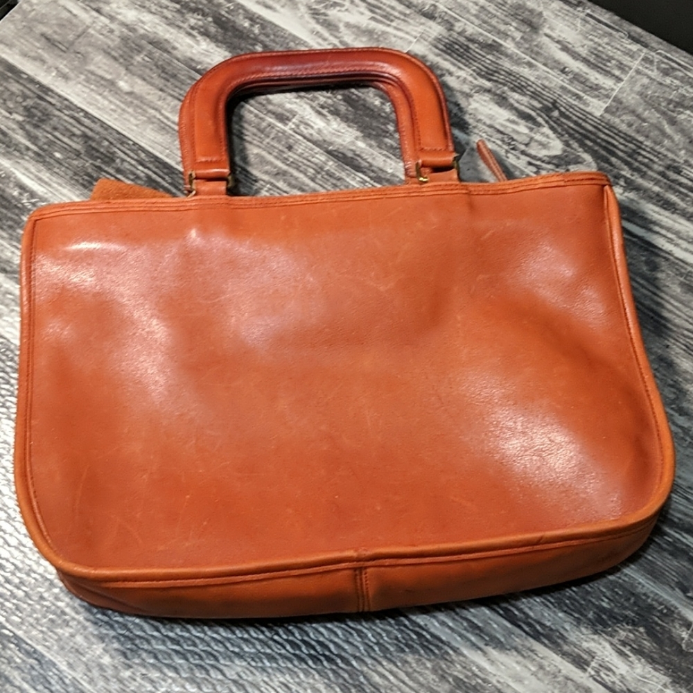Rare Bonnie Cashin Rust Watermelon tote - Picture 2 of 11